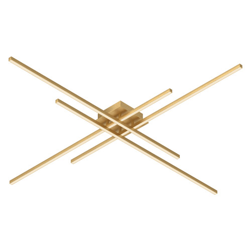 Vega Minor 47-in Brushed Gold LED Flush Mount