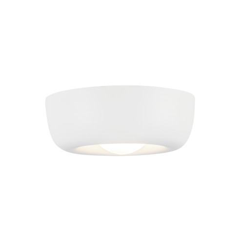 Hayden 6-in Antique White LED Flush Mount