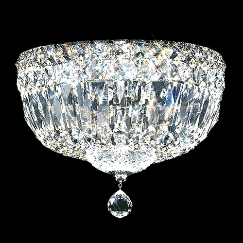 All Crystal Flush Mount