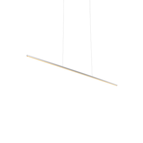 Vega Minor 48-in Brushed Nickel LED Linear Pendant