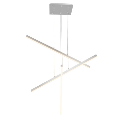 Vega 45-in Nickel LED Multi Pendant