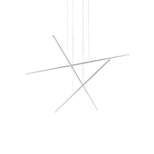 Vega Minor 41-in Brushed Nickel LED Multi Pendant