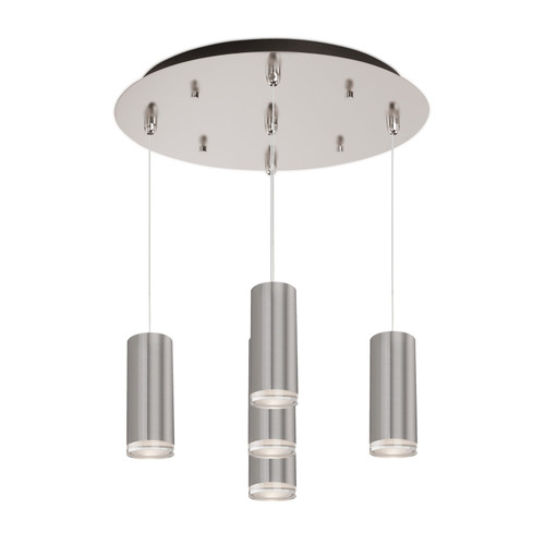 Cameo 14-in Brushed Nickel 5-Light Multi Pendant