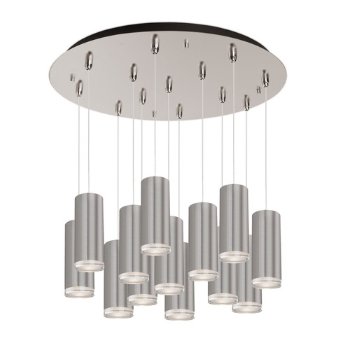 Cameo 24-in Brushed Nickel 13-Light Multi Pendant