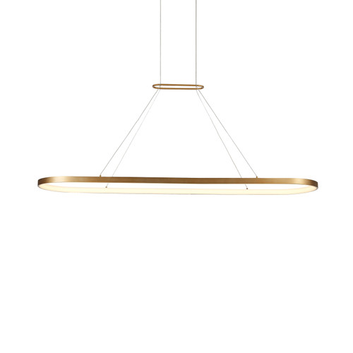 Eerie 59-in Antique Brass LED Pendant