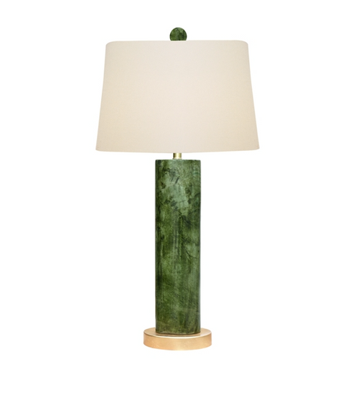 Pine Green Jade Console Table Lamp Pine Green Jade Console Table Lamp