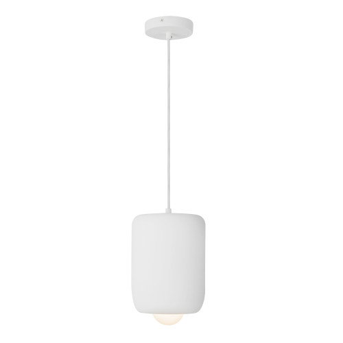 Hayden 7-in Antique White LED Pendant