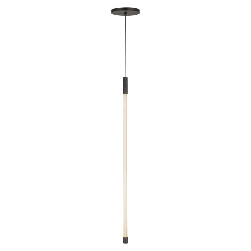 Motif 27-in Black LED Pendant