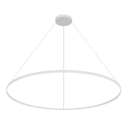 Cerchio 72-in White LED Pendant