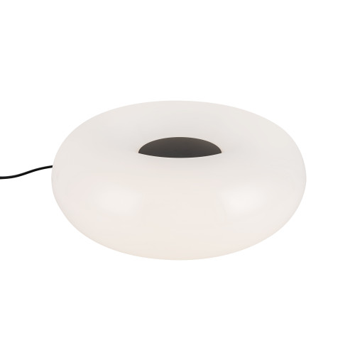Nimbus 12-in Black/Opal Glass LED Table Lamp