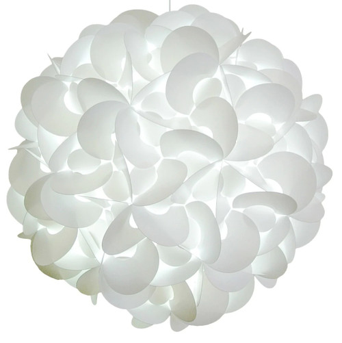 XL Rounds Pendant Light Fixture - Cool white glow