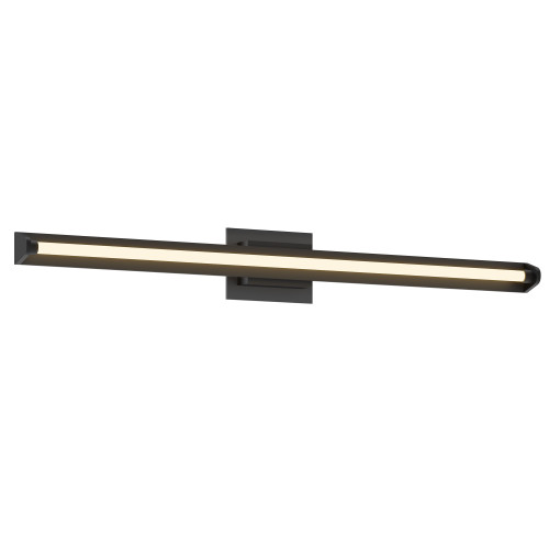 Plymouth 37-in Black LED Vanity