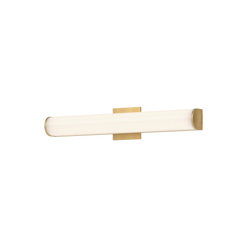 Longitude 24-in Brushed Gold LED Vanity