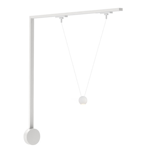 Faria Double 1 Light Brushed Gold dimmable 4000K LED Trilo Track Wall Kit - White - 4000K