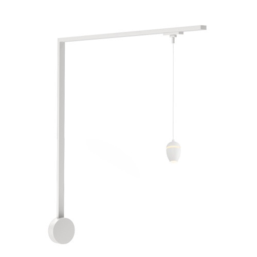 Eloa 1 Light White dimmable 4000K LED Trilo Track Wall Kit - White - 4000K