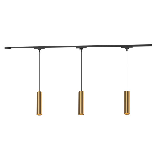 Remuda 3 Light Brushed Gold dimmable 3000K LED Trilo Track Ceiling Kit - Brushed Gold - 3000K