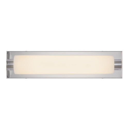 Charleston 19-in Chrome dimmable LED Bathroom Vanity Light - Chrome