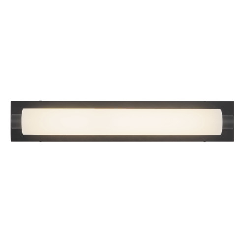 Charleston 24-in Black dimmable LED Bathroom Vanity Light - Black