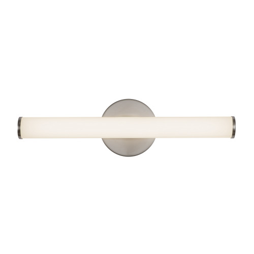 Tectra 18-in Brushed Nickel dimmable LED Wall/Vanity Light - Brushed Nickel