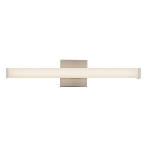 Geri 24-in Brushed Nickel dimmable LED Wall/Vanity Light - Brushed Nickel