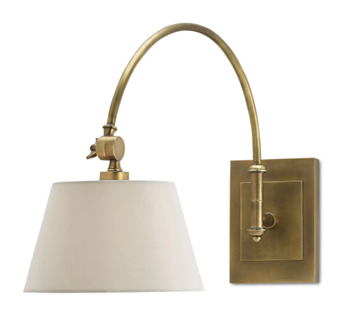 Ashby Brass Swing-Arm Wall Sconce