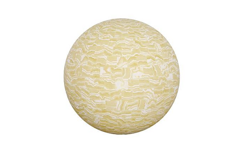 Onyx Lamp, Sphere, White