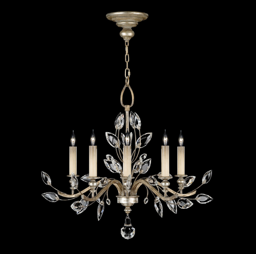 CRYSTAL LAUREL 32" W Round Chandelier
