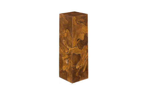 Teak Slice Pedestal