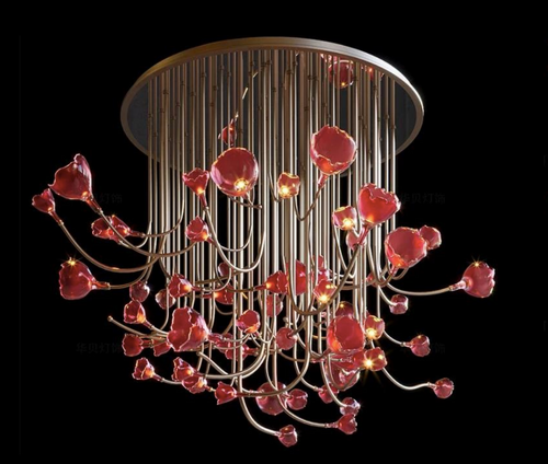Art Glass Chandelier