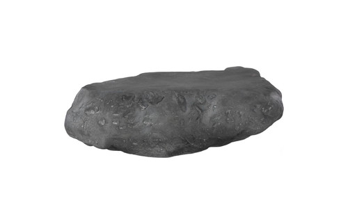 Cast Boulder Coffee Table, Charcoal Stone, Large