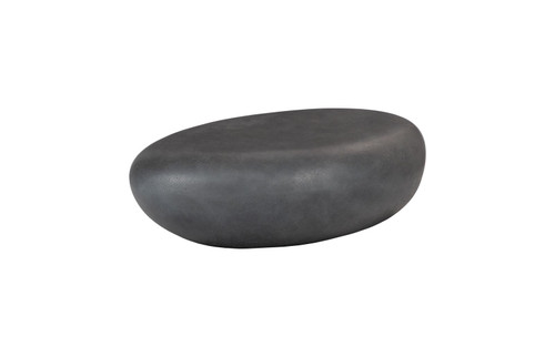 River Stone Coffee Table, Charcoal Stone, Small