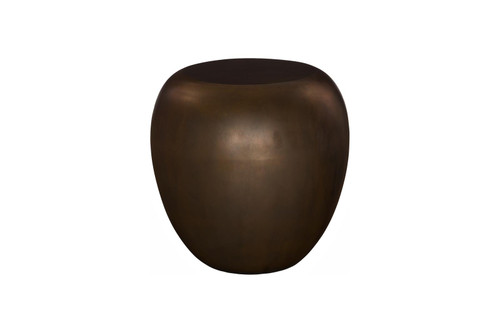 River Stone Side Table, Bronze