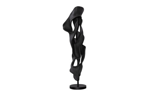 Cast Dancing Sculpture, Coupé, Charcoal Black