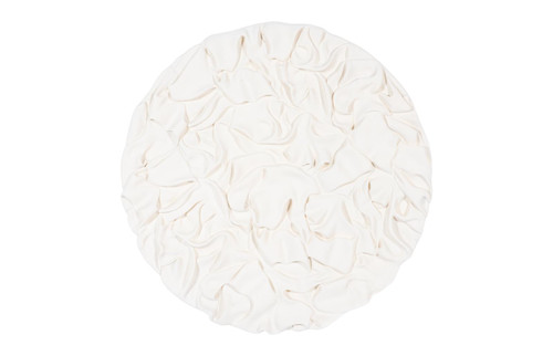 Drape Wall Art, White Stone