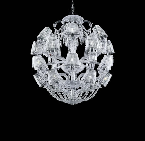 Baccarat Design K9 Luxury Crystal Glass Chandelier Lighting