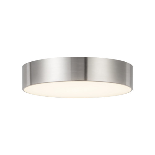 Musa 6-in Brushed Nickel dimmable LED Flush Mount