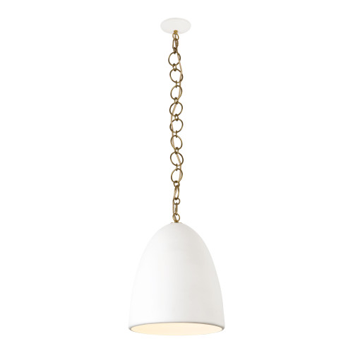 Grant 14-in Antique White Pendant