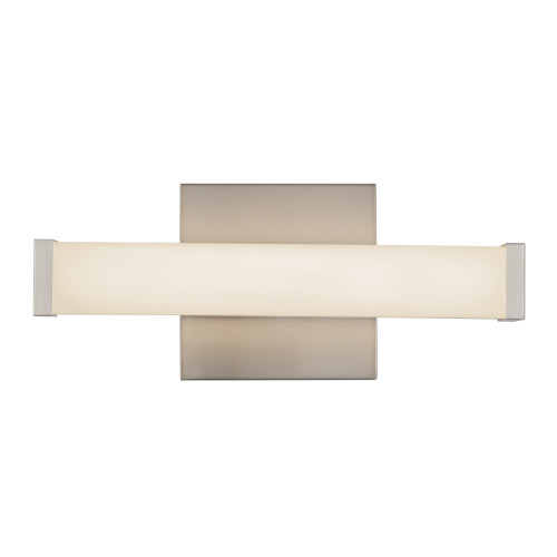 Geri 12-in Brushed Nickel dimmable LED Wall/Vanity Light