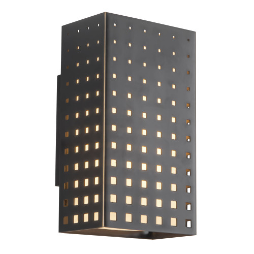Astoria 9-in Urban Bronze dimmable LED Wall Sconce