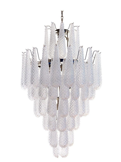 Customized Italian Murano Style Glass Art Chandelier 44”W X 60”H
