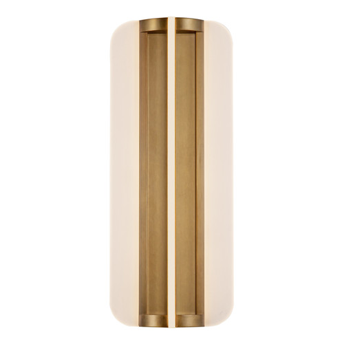 Anders 17-in Vintage Brass LED Wall/Vanity