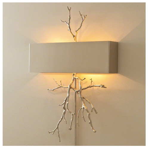 Modern Twig Branch Sculpture Wall Sconce Light