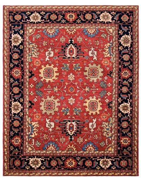 Ralph Lauren Canterbury Rlr9690A Garnet Area Rug