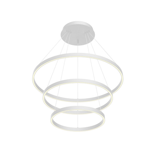 Cerchio 32-in White LED Chandeliers (CH87932)