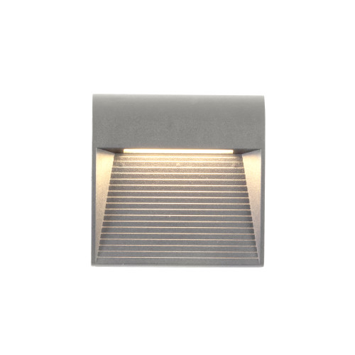Casa 5-in Grey LED Exterior Wall Sconce