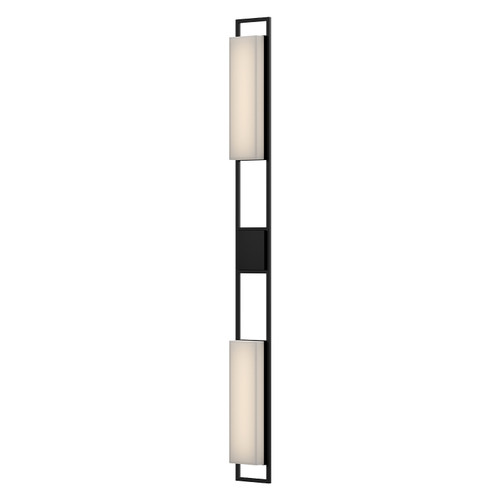 Aspen 60-in Black LED Exterior Wall Sconce