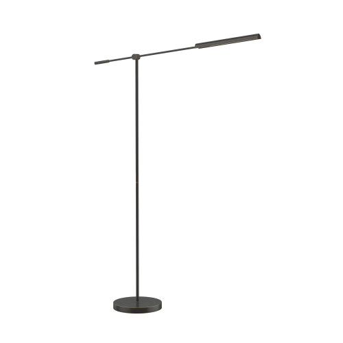 Astrid 55-in Metal Shade/Urban Bronze LED Floor Lamp