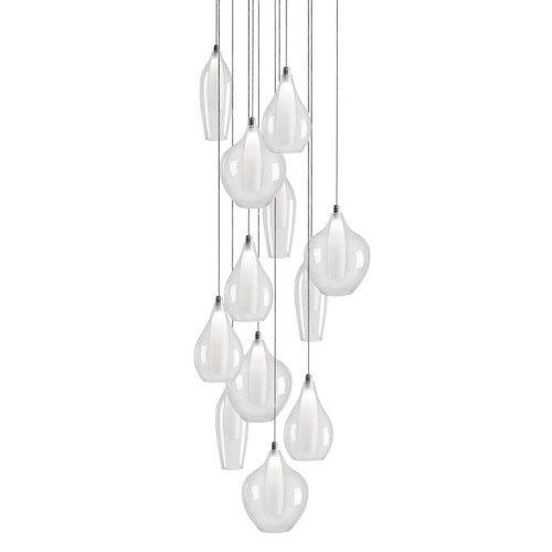 Victoria 19-in Chrome LED Multi Pendant (MP3012)