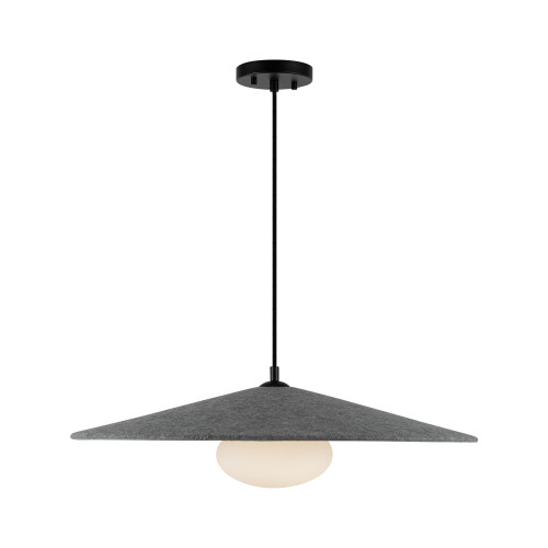 Cruz 24-in Felt - Gray LED Pendant (PD22824)