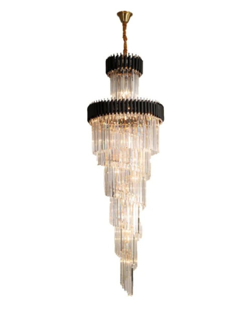 Crystal Black Designer LED Chandelier